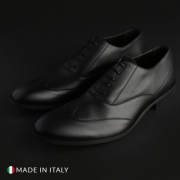 Pantofi siret Made In Italia ISAIE Negru