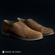 Pantofi siret Duca Di Morrone 1003_CAMOSCIOBUCATO Maro