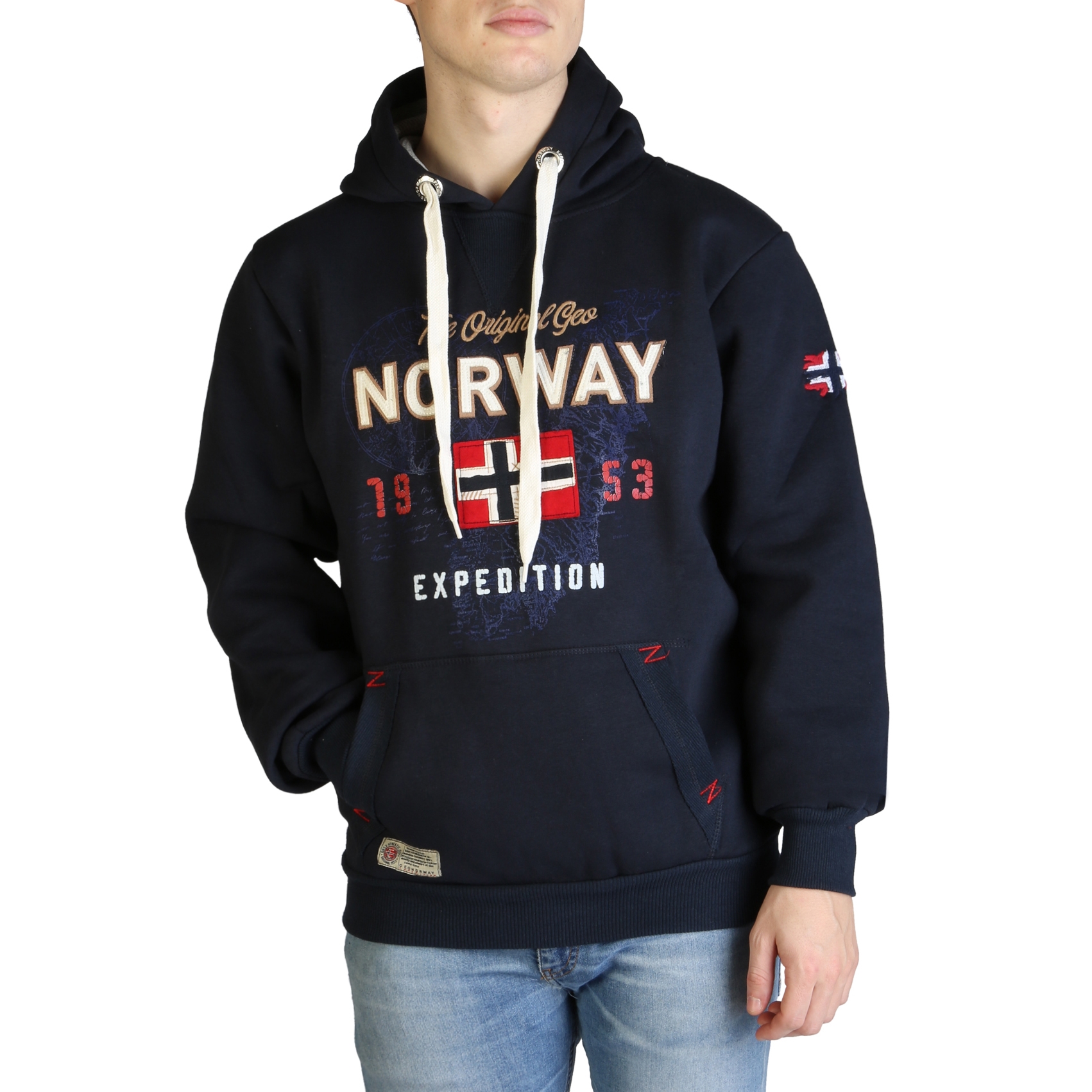 Bluze sport Geographical Norway Guitre100_man Albastru