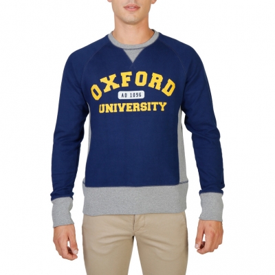 Bluze sport Oxford University OXFORD-FLEECE-RAGLAN Albastru