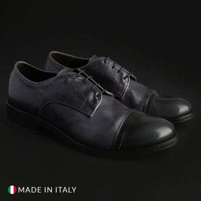 Pantofi siret Made In Italia ALBERTO Gri