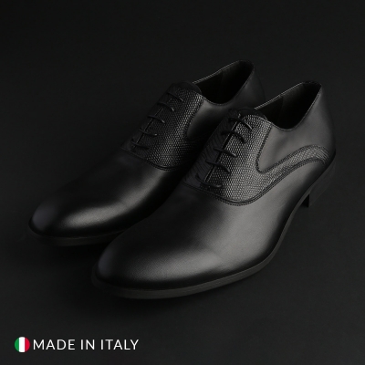 Pantofi siret Made In Italia JOACHIM Negru