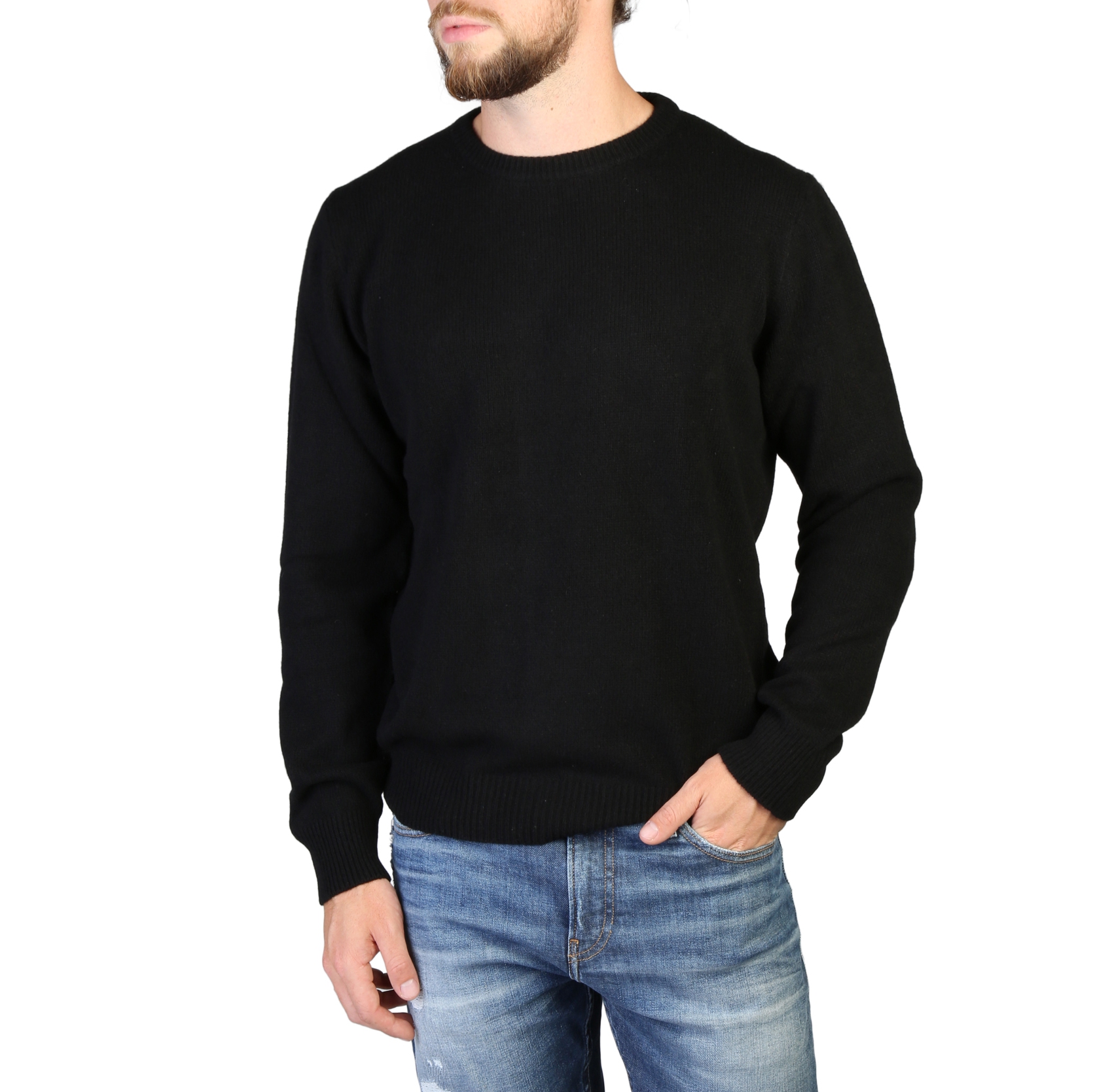 Pulovere 100% Cashmere C-NECK-M Negru