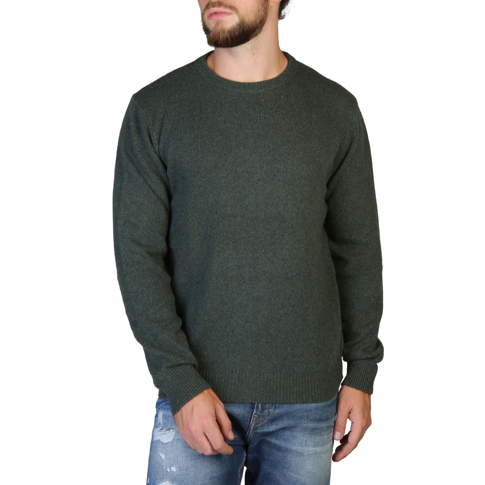 Pulovere 100% Cashmere C-NECK-M Verde