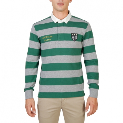 Tricouri polo Oxford University MAGDALEN-RUGBY-ML Verde